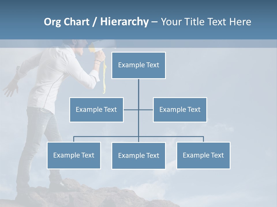 High Voice Businessman PowerPoint Template