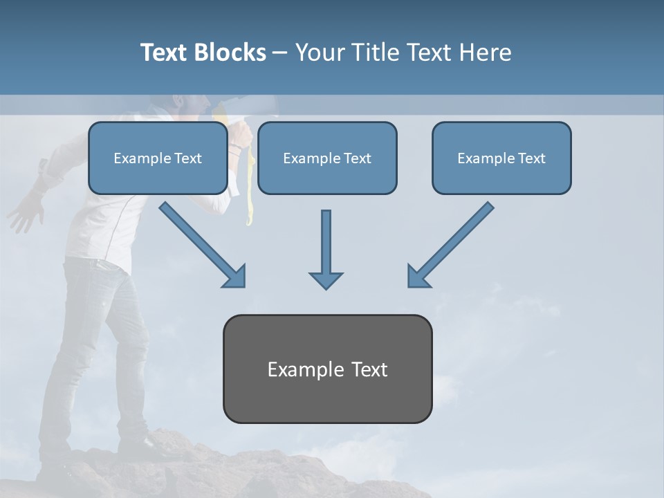High Voice Businessman PowerPoint Template