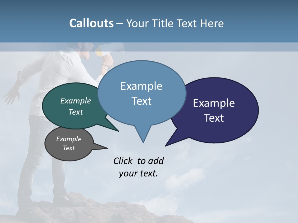 High Voice Businessman PowerPoint Template