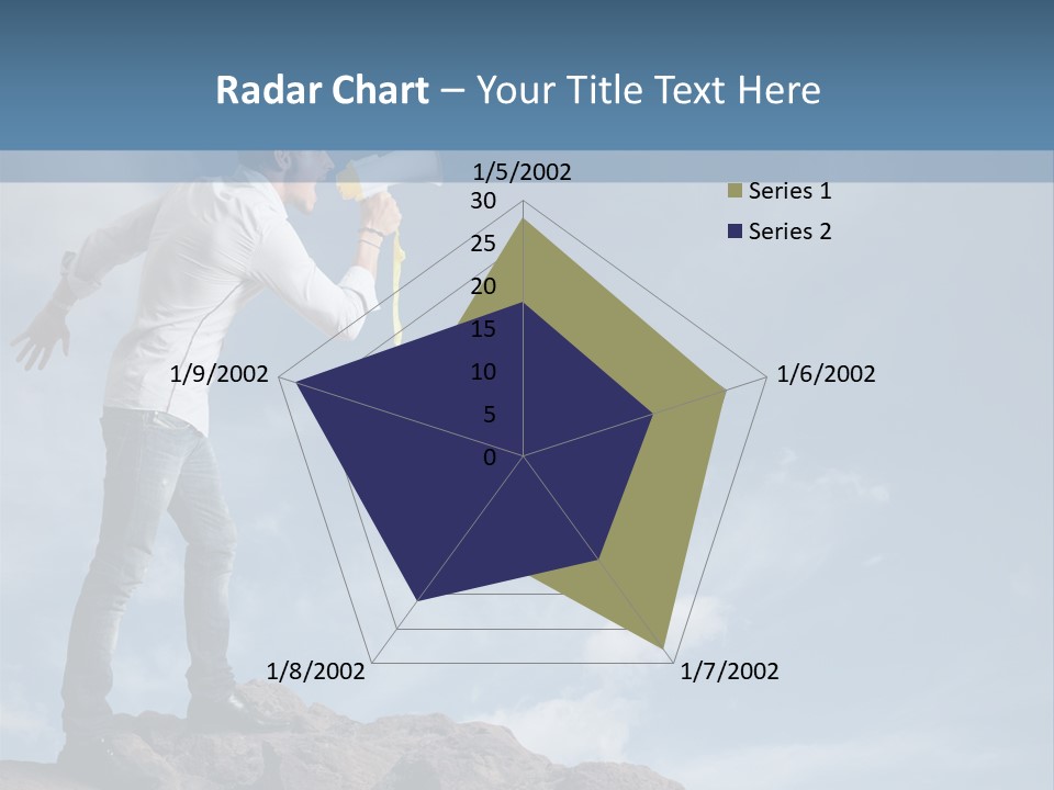 High Voice Businessman PowerPoint Template