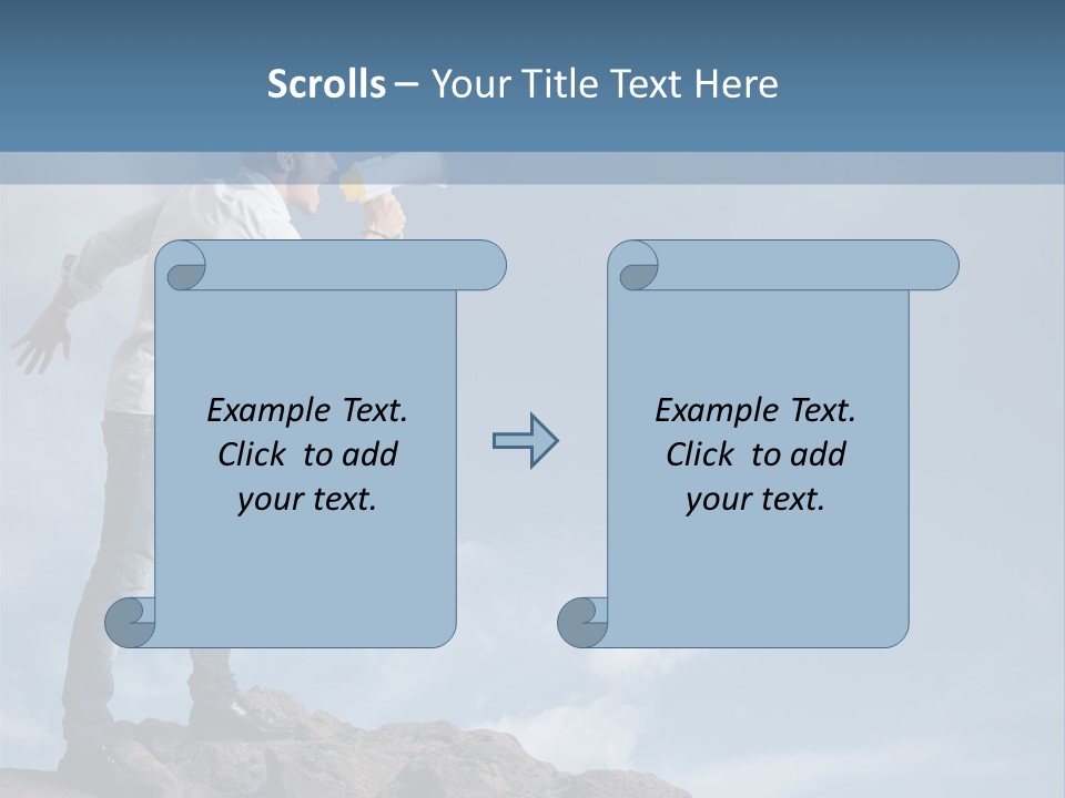 High Voice Businessman PowerPoint Template