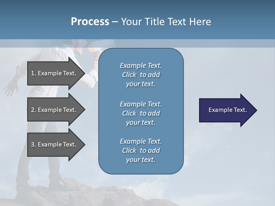 High Voice Businessman PowerPoint Template