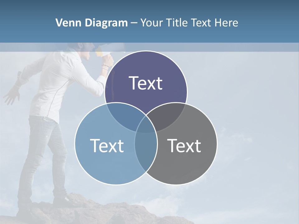 High Voice Businessman PowerPoint Template