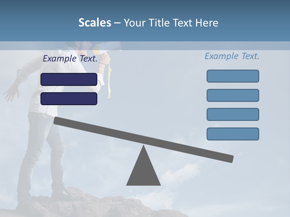 High Voice Businessman PowerPoint Template