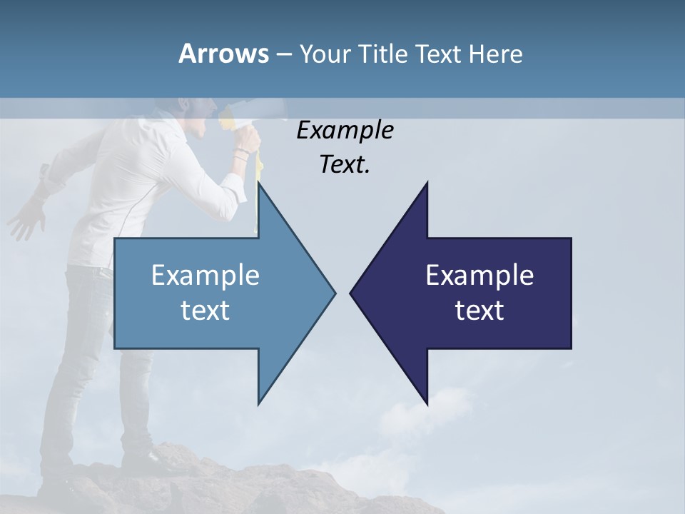 High Voice Businessman PowerPoint Template