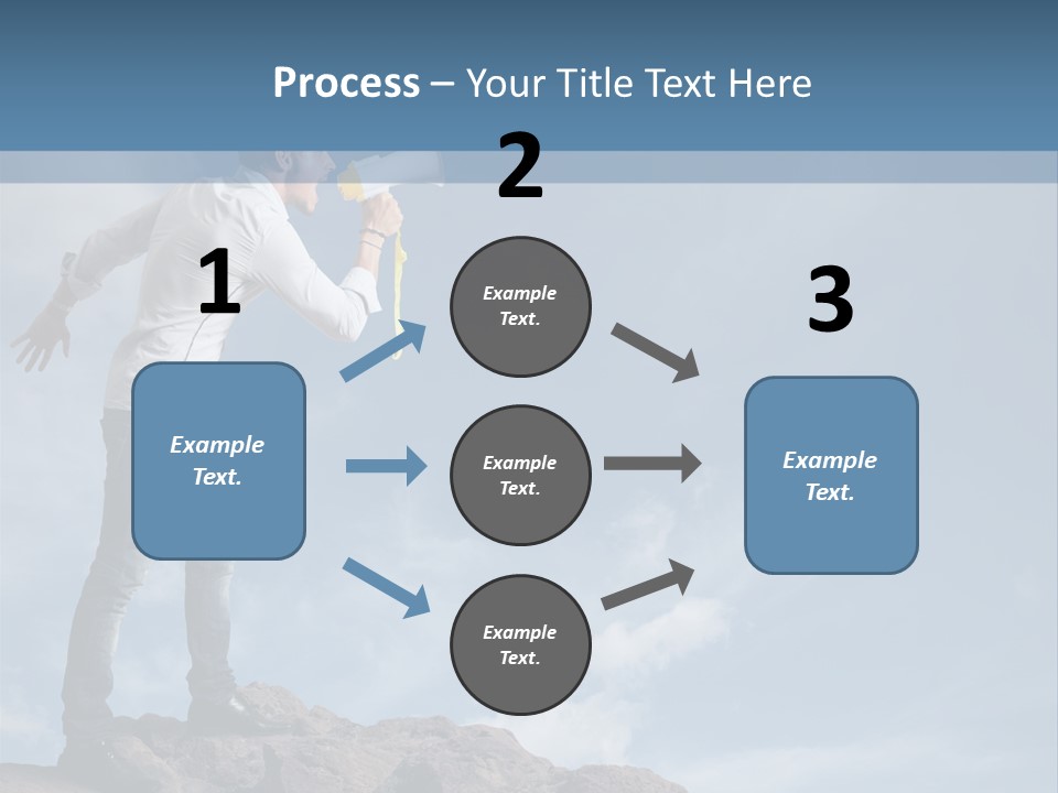 High Voice Businessman PowerPoint Template