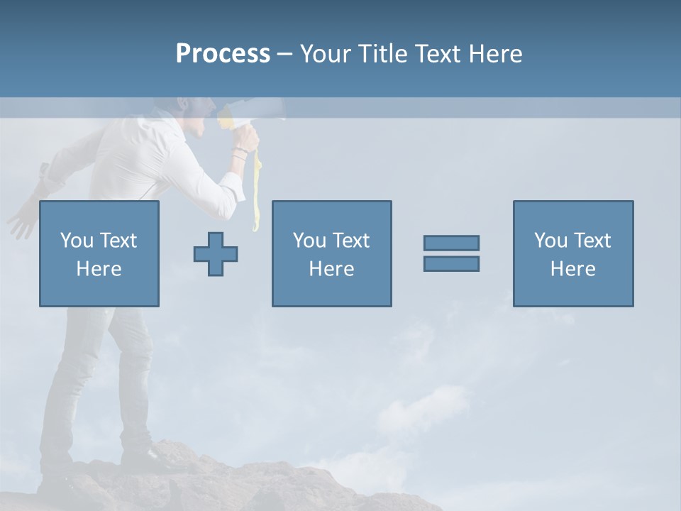 High Voice Businessman PowerPoint Template