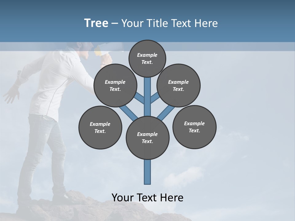 High Voice Businessman PowerPoint Template