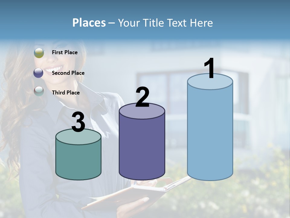 Financing Beautiful Property PowerPoint Template