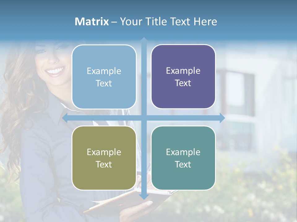 Financing Beautiful Property PowerPoint Template