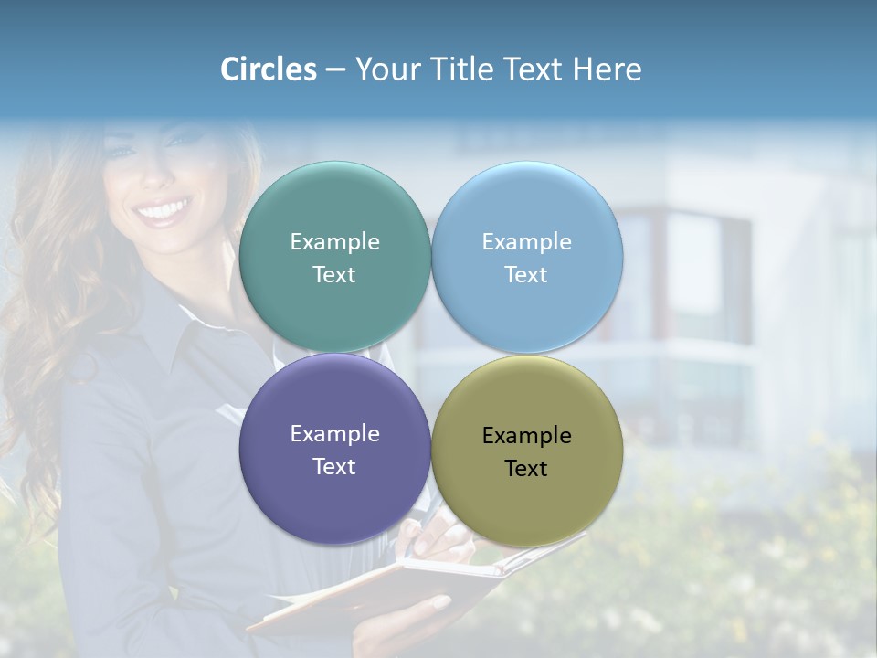 Financing Beautiful Property PowerPoint Template