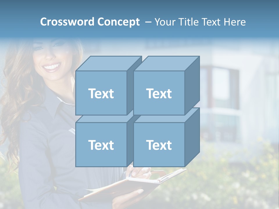 Financing Beautiful Property PowerPoint Template