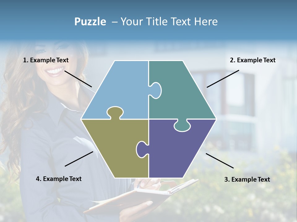 Financing Beautiful Property PowerPoint Template