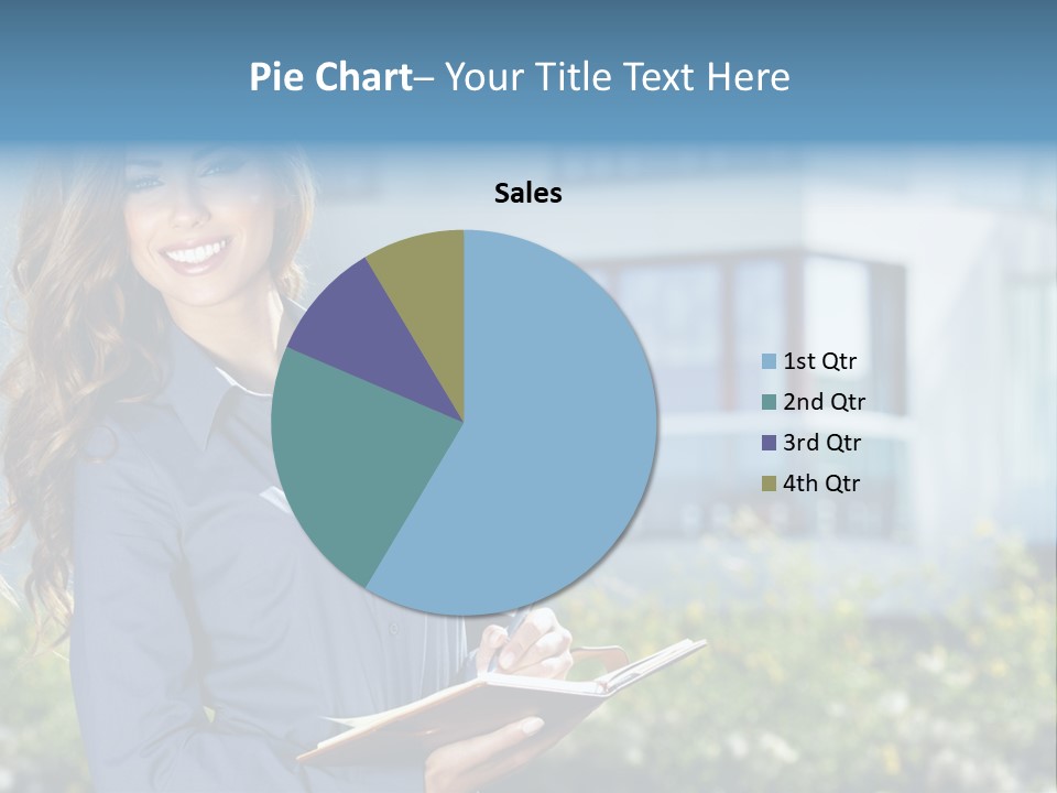 Financing Beautiful Property PowerPoint Template