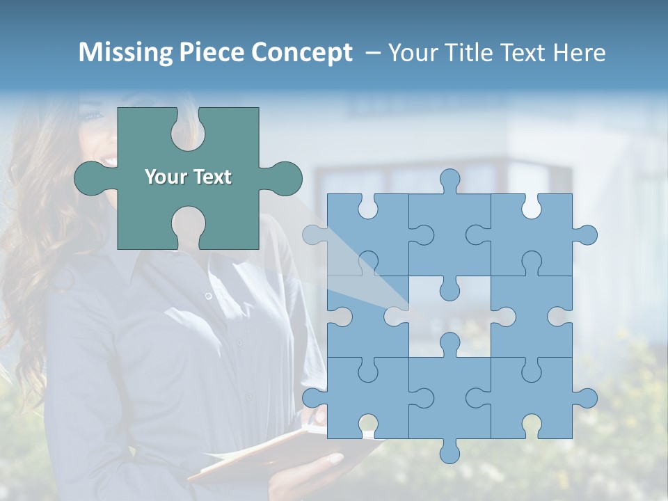 Financing Beautiful Property PowerPoint Template