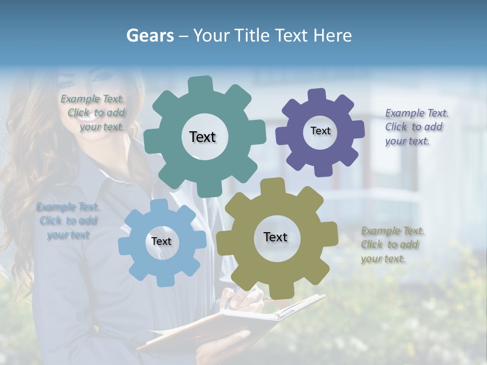 Financing Beautiful Property PowerPoint Template