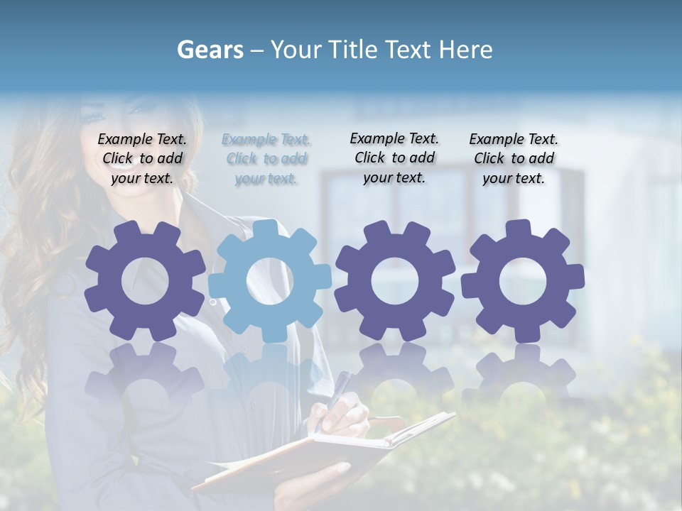 Financing Beautiful Property PowerPoint Template