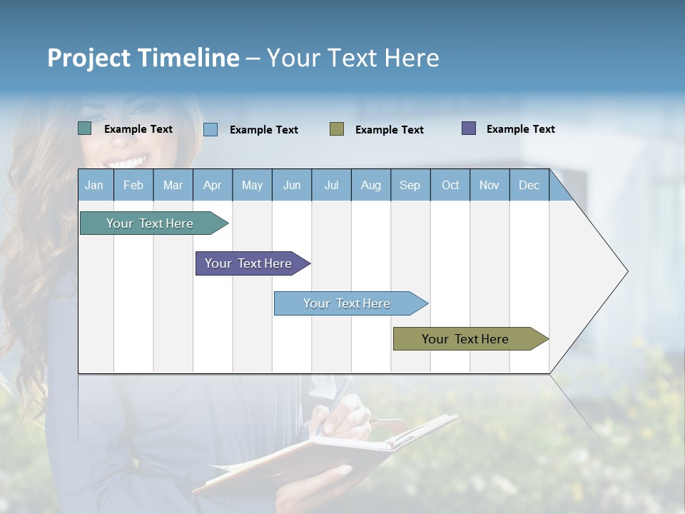 Financing Beautiful Property PowerPoint Template