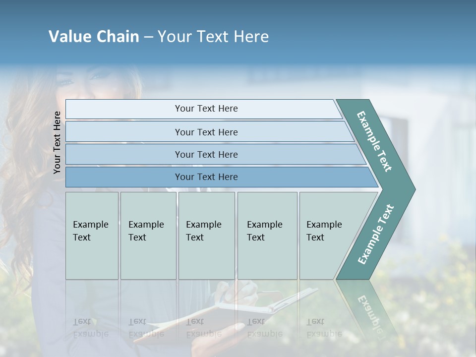 Financing Beautiful Property PowerPoint Template