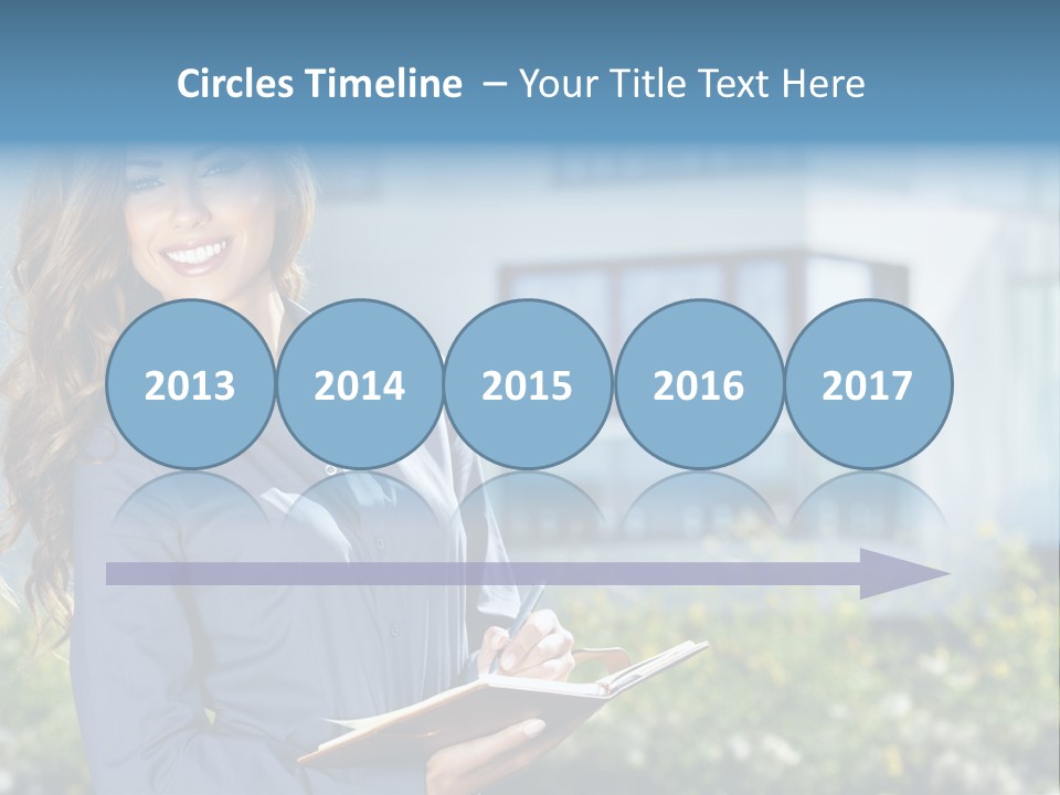 Financing Beautiful Property PowerPoint Template