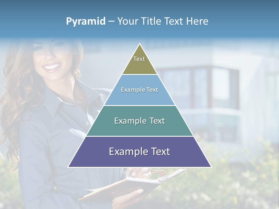 Financing Beautiful Property PowerPoint Template