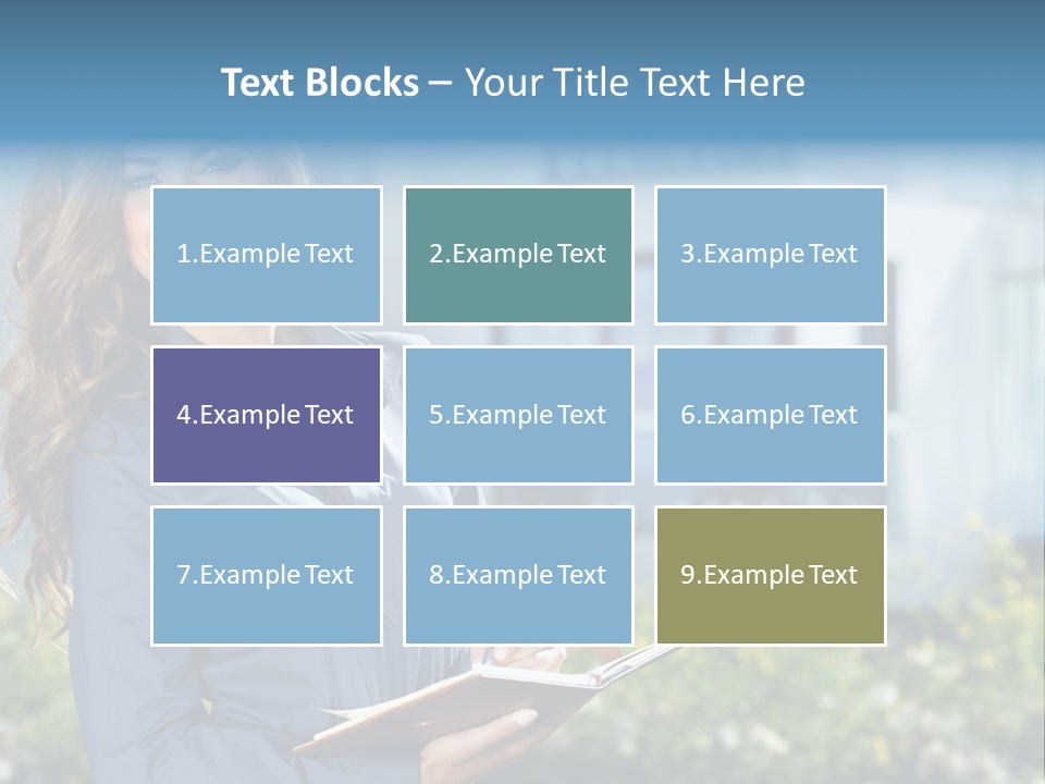 Financing Beautiful Property PowerPoint Template