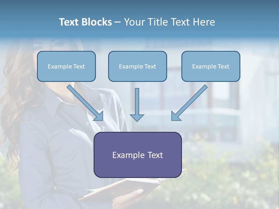 Financing Beautiful Property PowerPoint Template