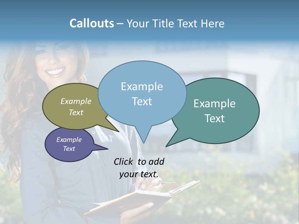 Financing Beautiful Property PowerPoint Template