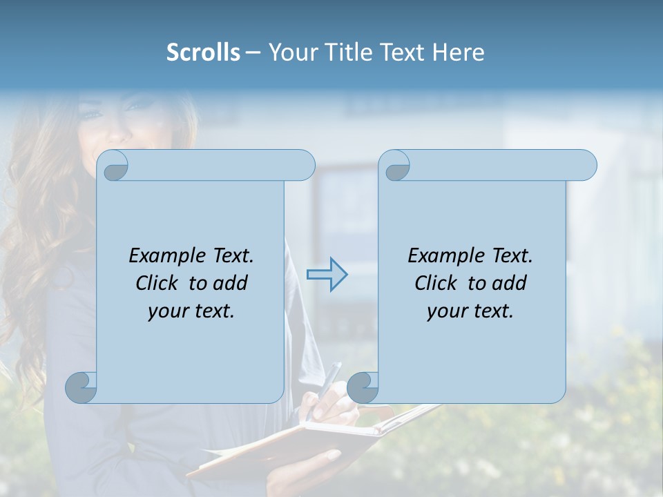 Financing Beautiful Property PowerPoint Template