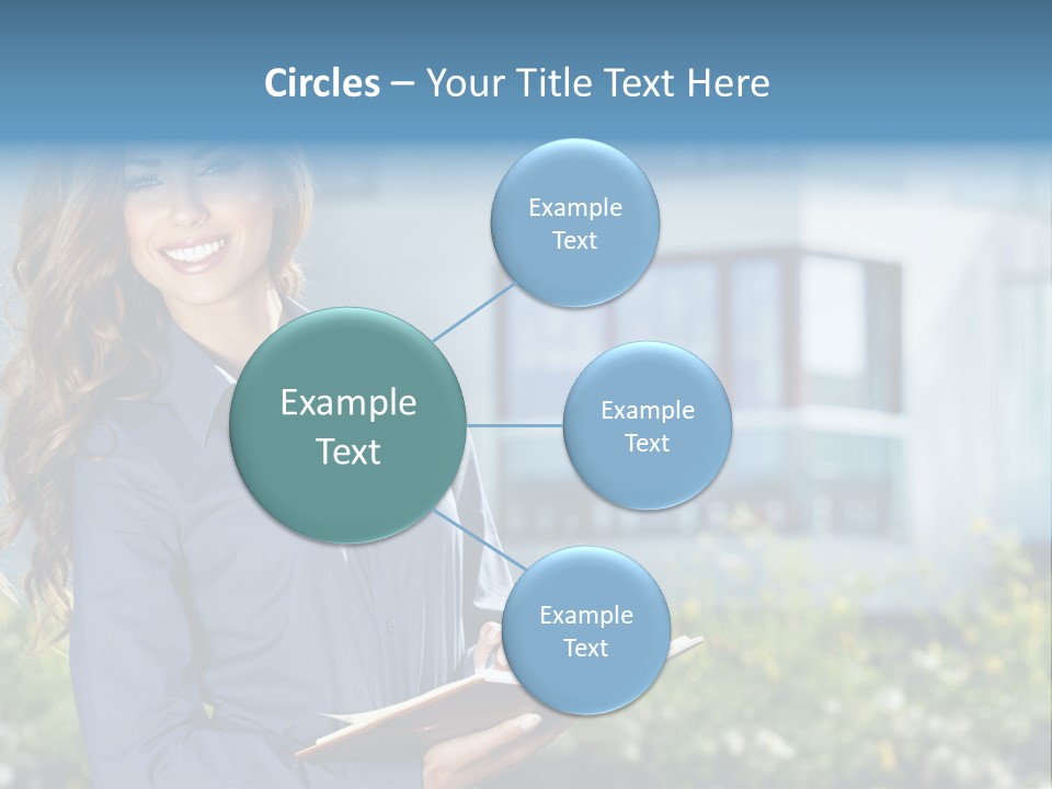 Financing Beautiful Property PowerPoint Template