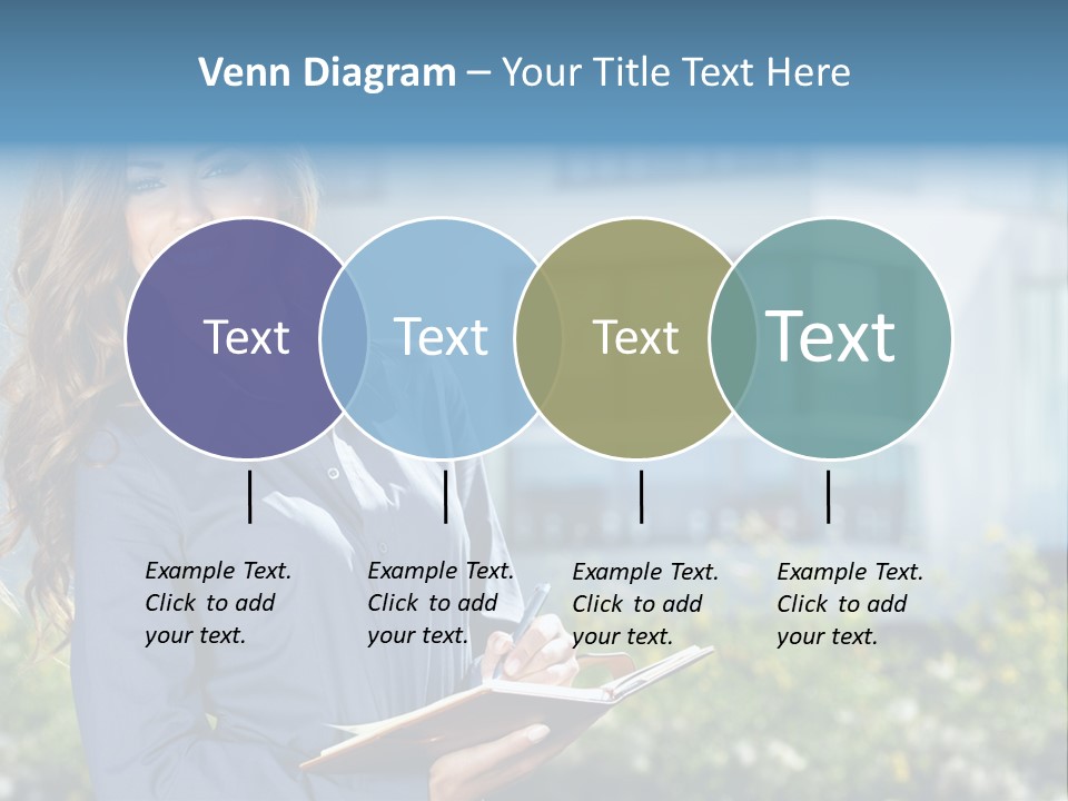 Financing Beautiful Property PowerPoint Template