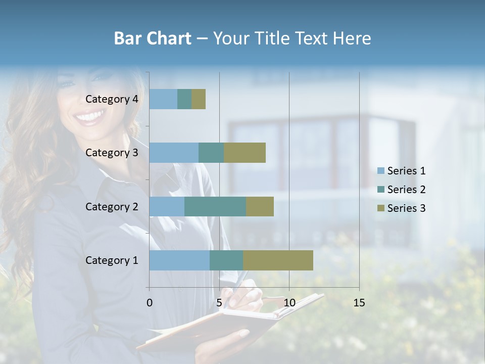 Financing Beautiful Property PowerPoint Template