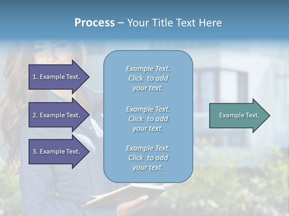 Financing Beautiful Property PowerPoint Template