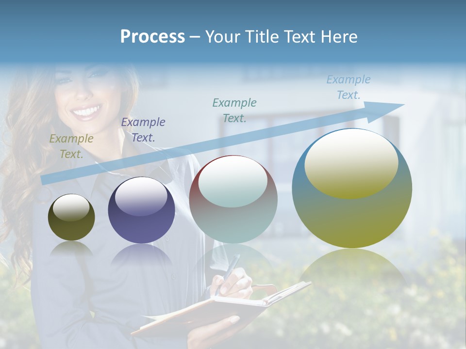 Financing Beautiful Property PowerPoint Template