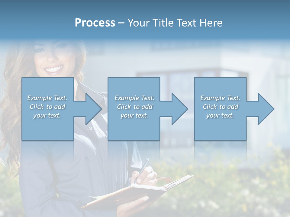 Financing Beautiful Property PowerPoint Template