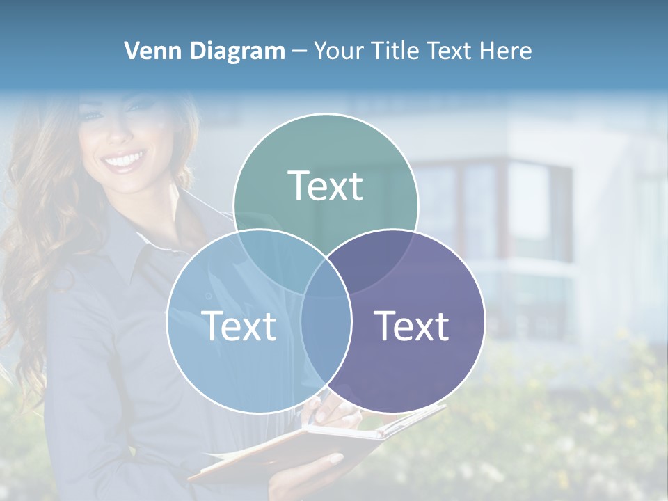 Financing Beautiful Property PowerPoint Template