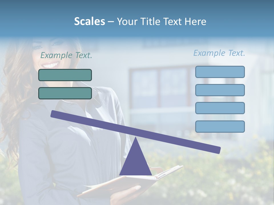 Financing Beautiful Property PowerPoint Template