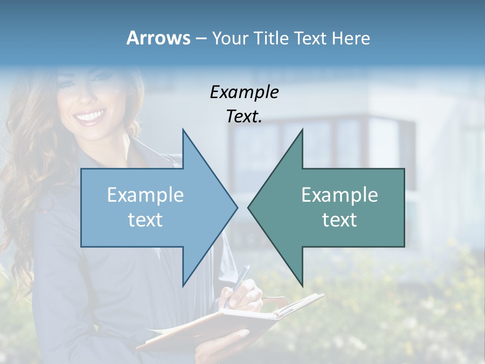 Financing Beautiful Property PowerPoint Template