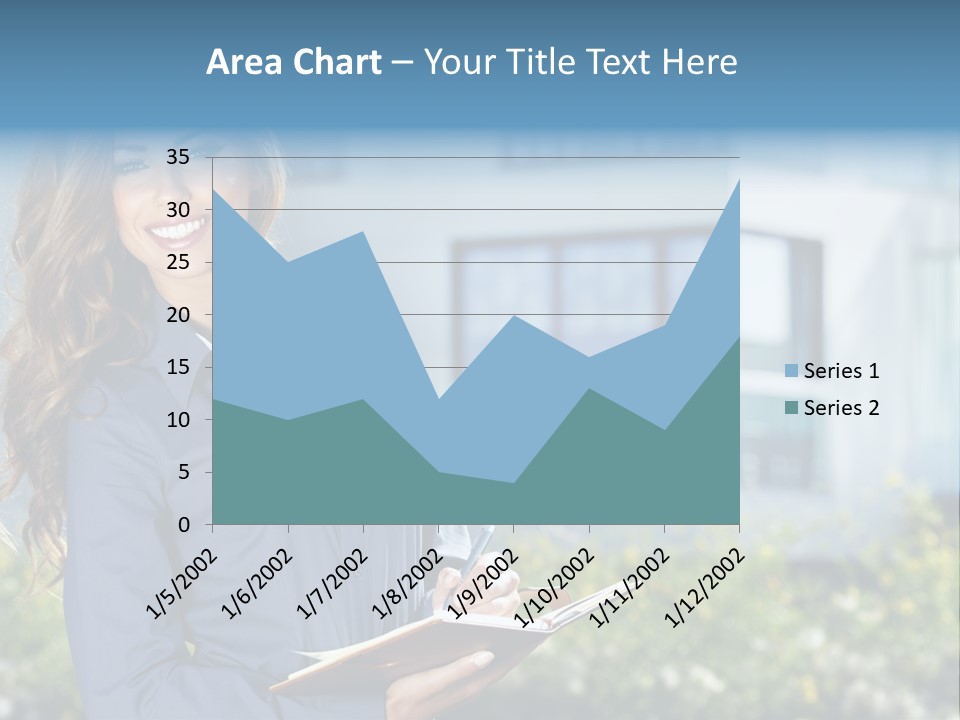 Financing Beautiful Property PowerPoint Template