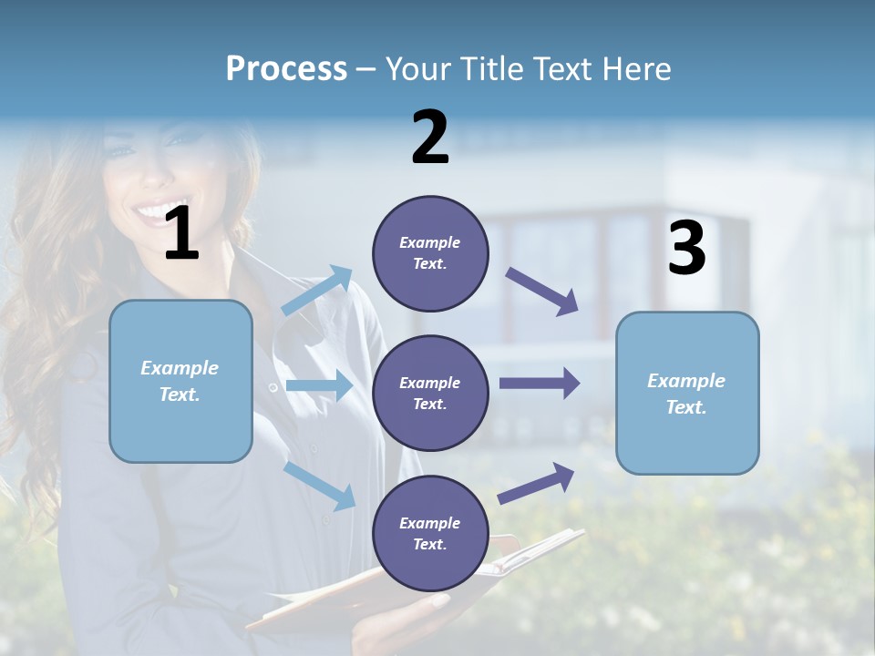 Financing Beautiful Property PowerPoint Template