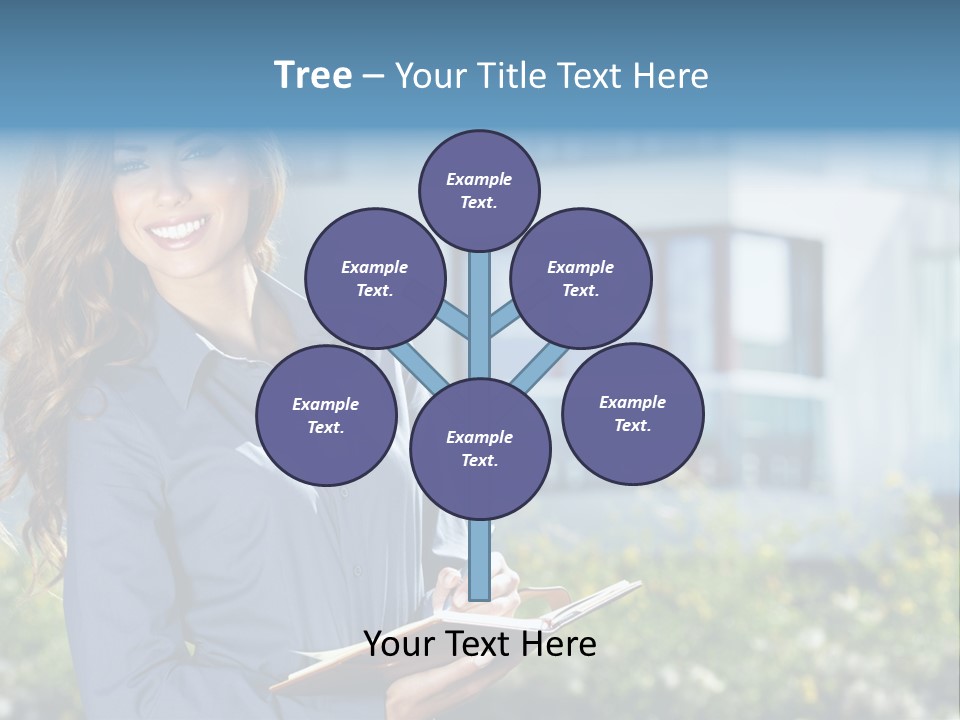 Financing Beautiful Property PowerPoint Template