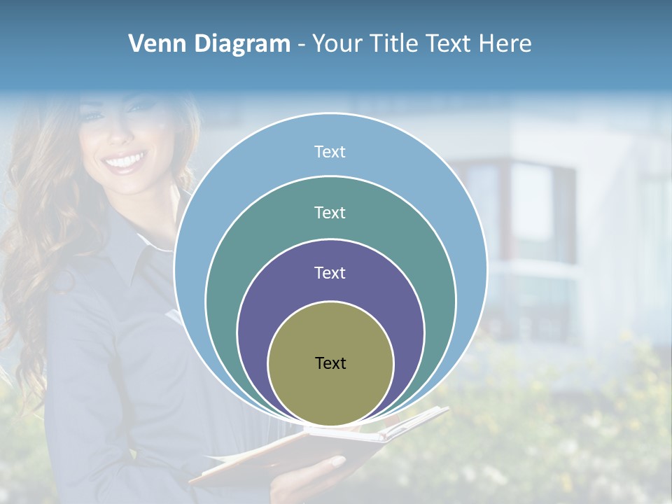 Financing Beautiful Property PowerPoint Template
