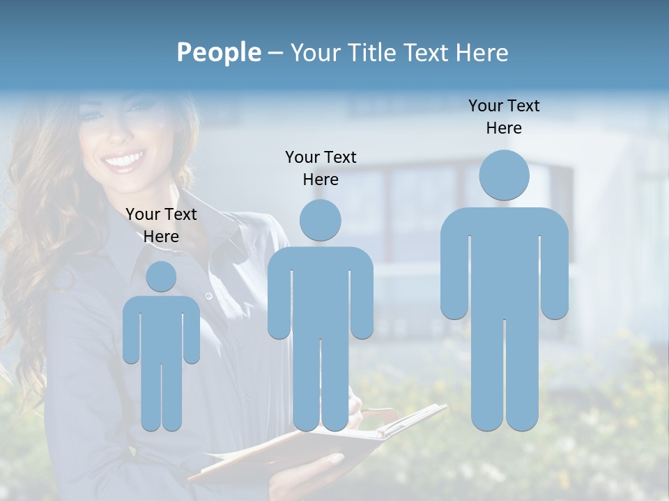 Financing Beautiful Property PowerPoint Template