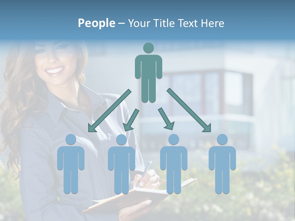 Financing Beautiful Property PowerPoint Template