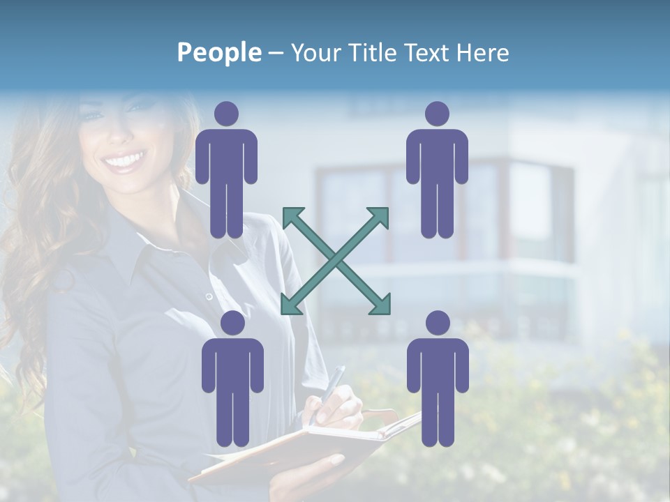 Financing Beautiful Property PowerPoint Template