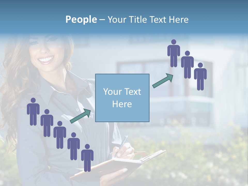 Financing Beautiful Property PowerPoint Template