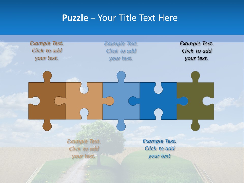 Sky Education Environment PowerPoint Template