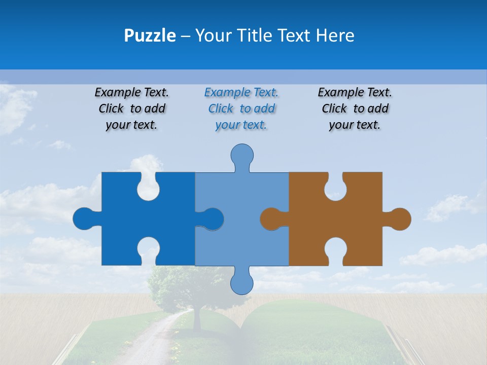 Sky Education Environment PowerPoint Template