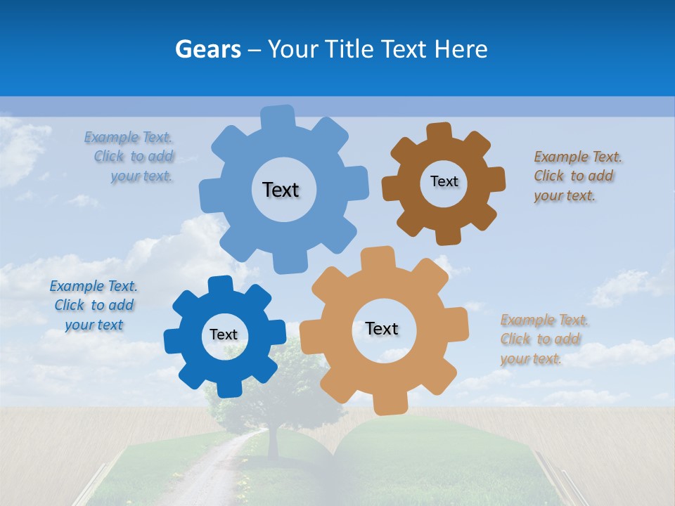 Sky Education Environment PowerPoint Template