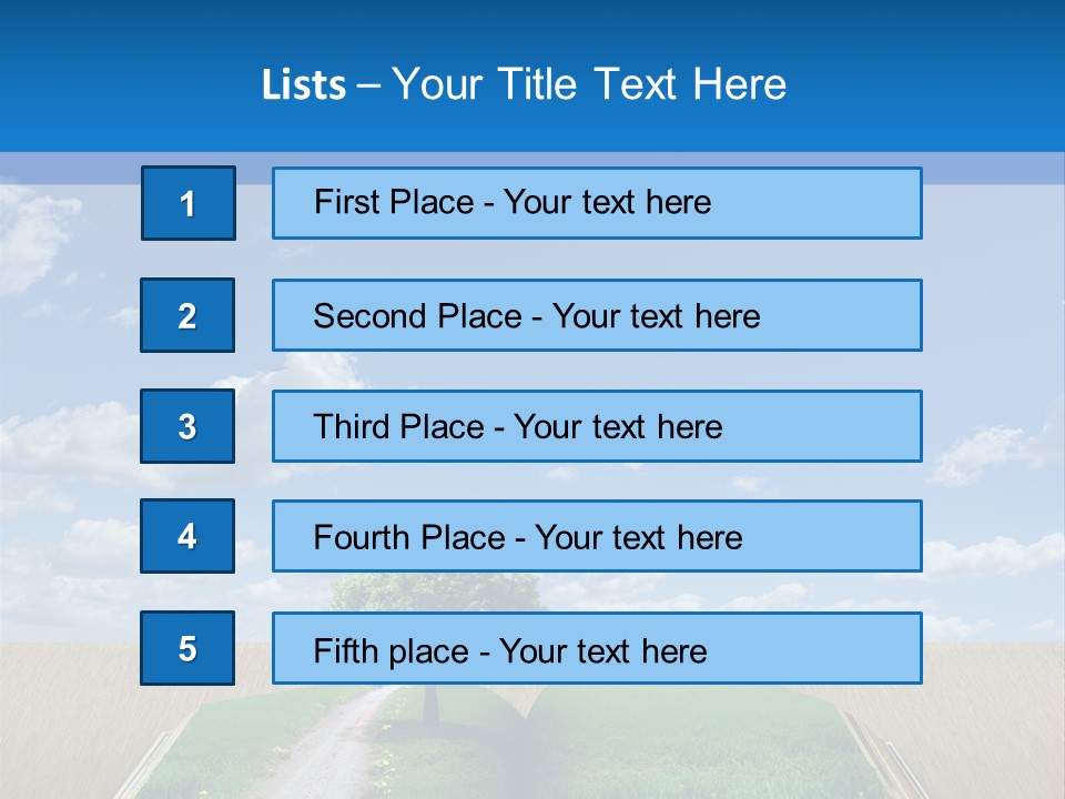 Sky Education Environment PowerPoint Template